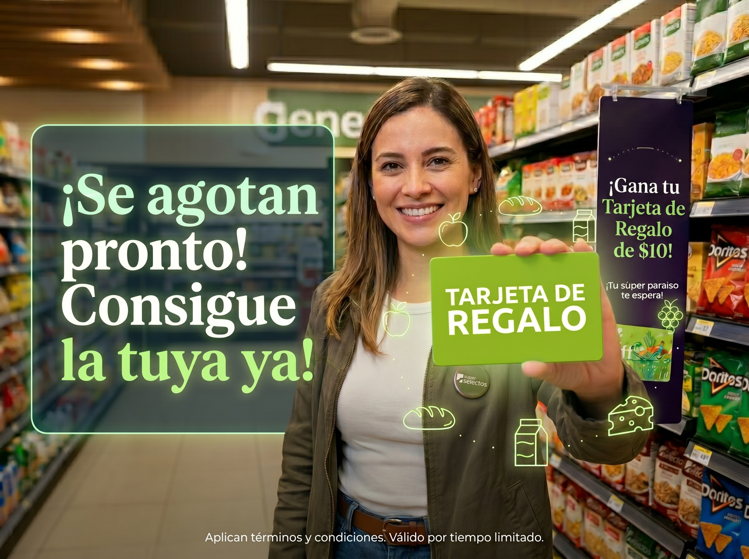 Imagen de la dinámica ¡Gana tu Gift Card de $10 en Súper Selectos!